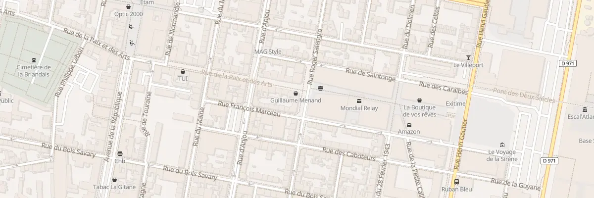 Plan du 47 Rue Roger Salengro à Saint-Nazaire