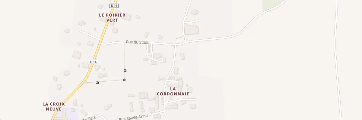 Plan du 24 Rue de la Cordonnais aux Fougerêts