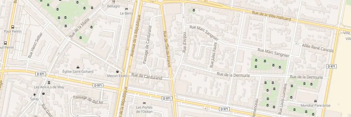 Plan du 6 Rue de l’Ile de France à Saint-Nazaire