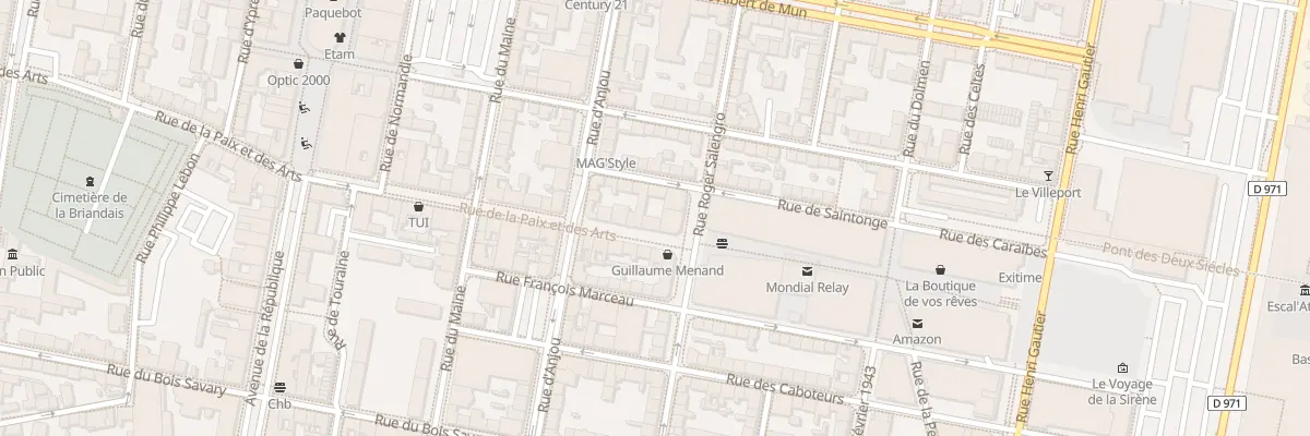 Plan du 4 Rue de la Paix et des Arts à Saint-Nazaire