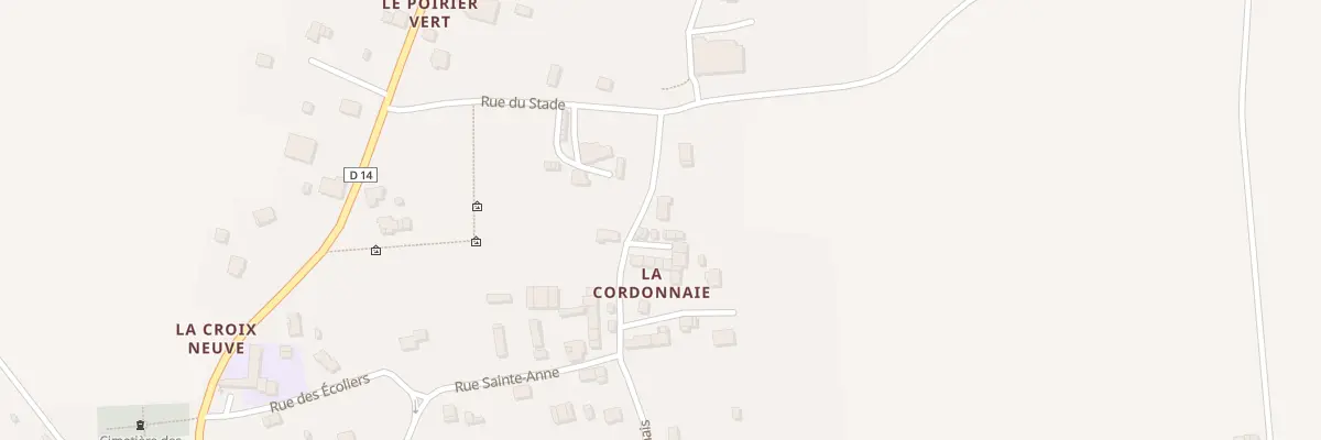Plan du 22 Rue de la Cordonnais aux Fougerêts