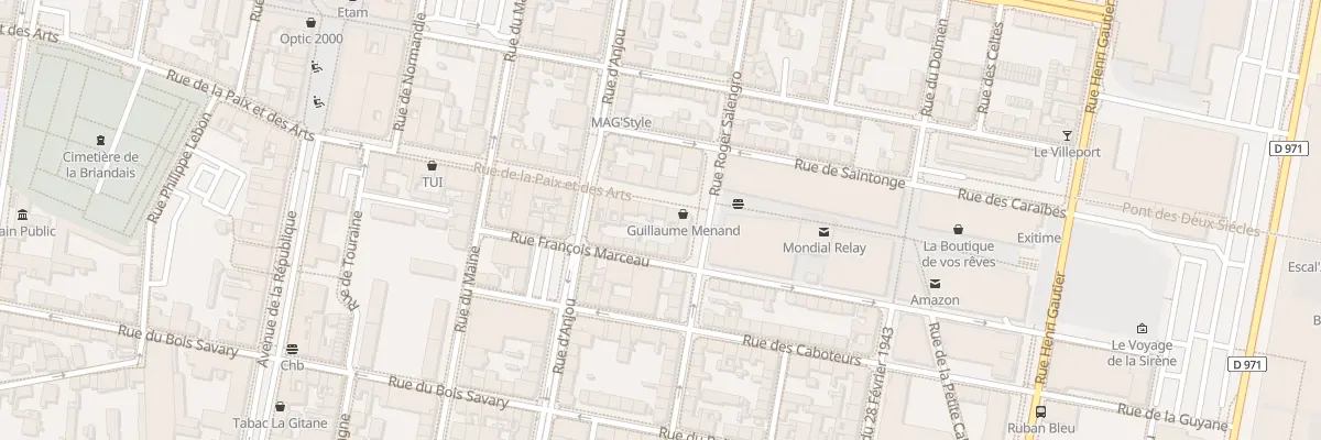Plan du 5 Rue de la Paix et des Arts à Saint-Nazaire