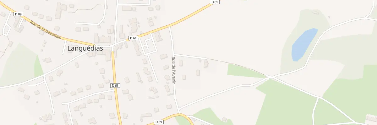 Plan du 5 Rue de l’Avenir à Languédias