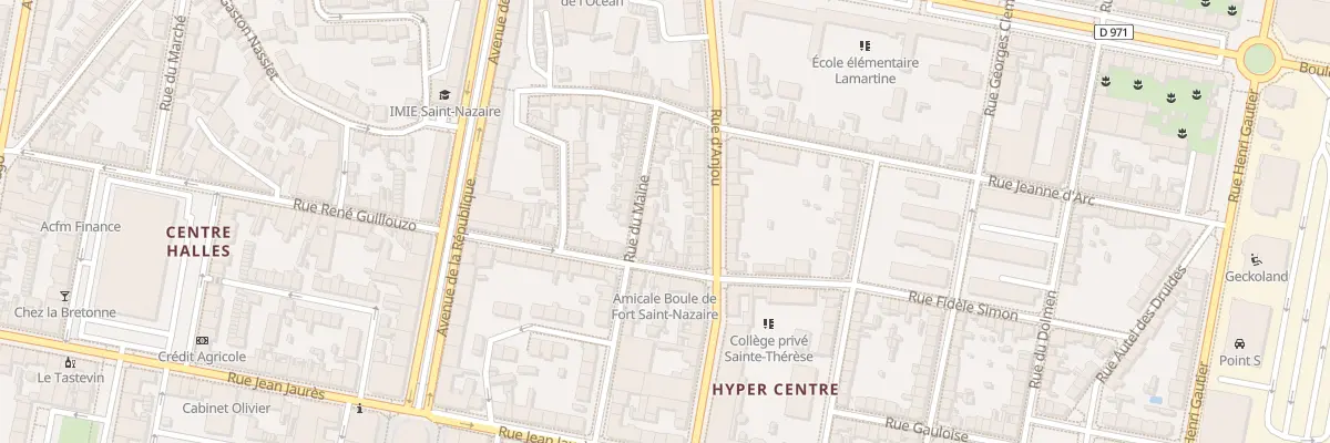 Plan du 94 Rue du Maine à Saint-Nazaire