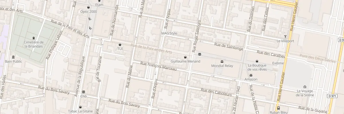 Plan du 9 Rue de la Paix et des Arts à Saint-Nazaire