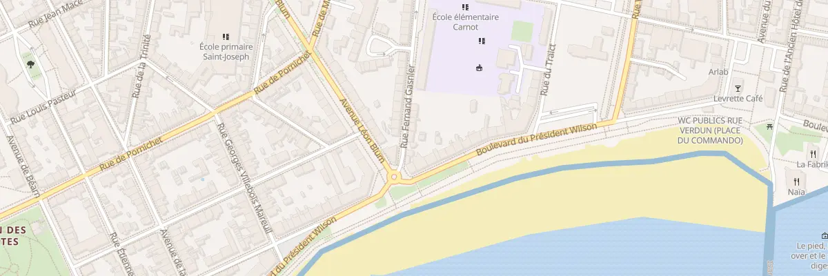 Plan du 6 Rue Fernand Gasnier à Saint-Nazaire