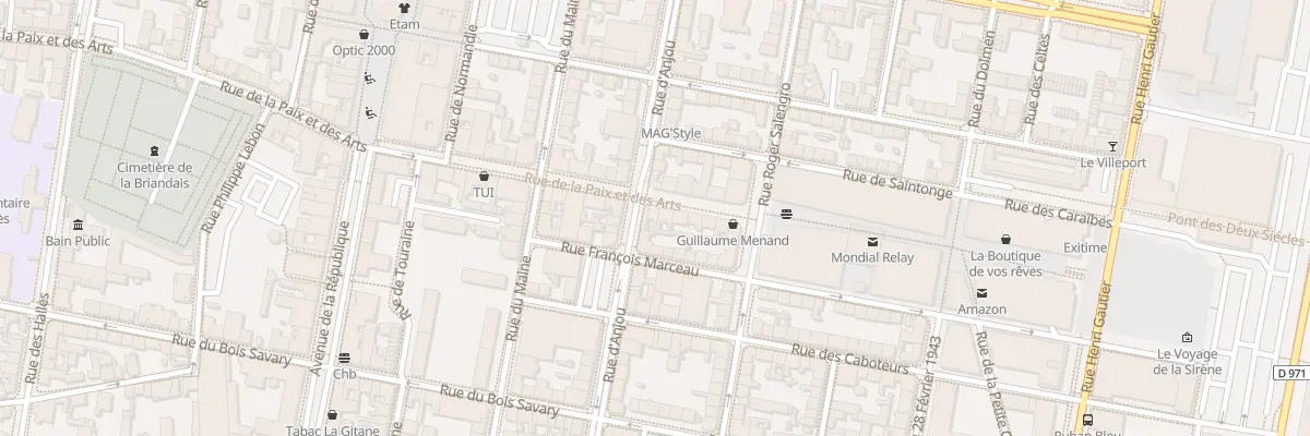 Plan du 13 Rue de la Paix et des Arts à Saint-Nazaire