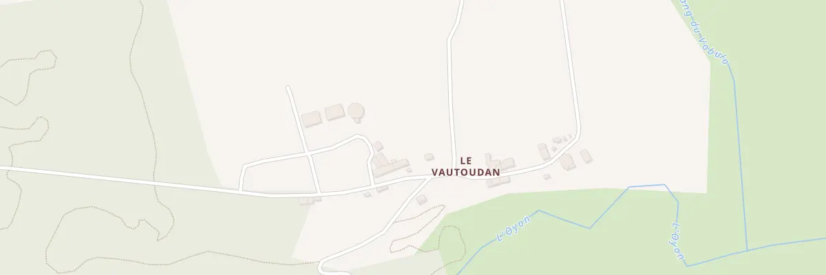 Plan du 5021 Le Vautoudan à Porcaro