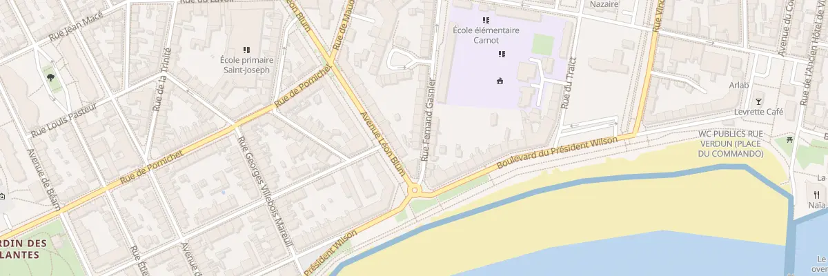 Plan du 7 Rue Fernand Gasnier à Saint-Nazaire