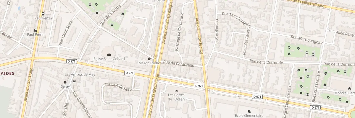 Plan du 10 Rue de Cardurand à Saint-Nazaire