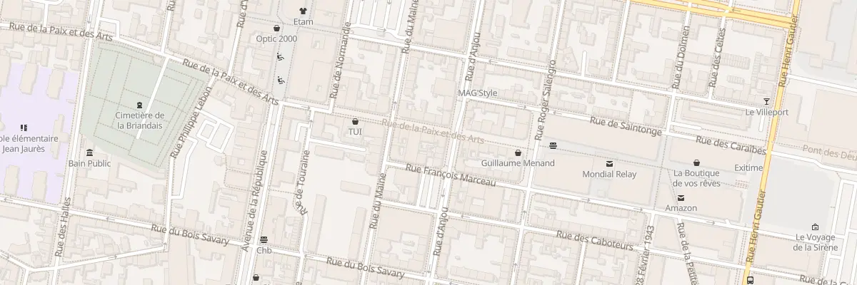 Plan du 19 Rue de la Paix et des Arts à Saint-Nazaire