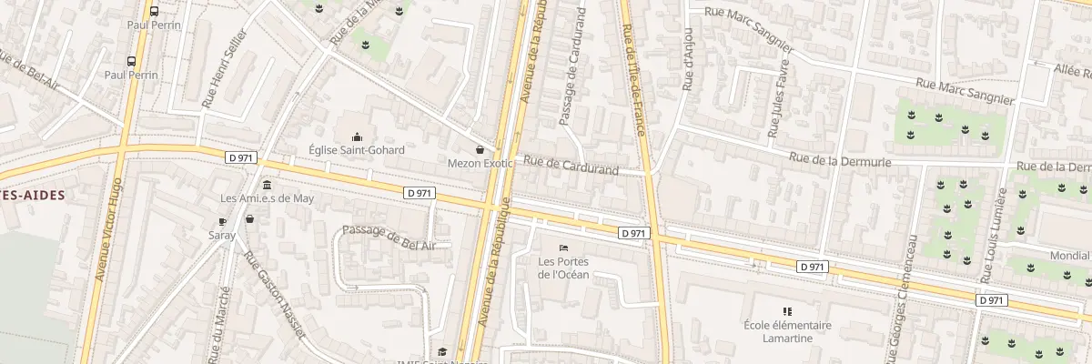 Plan du 80 Bd de la Libération à Saint-Nazaire