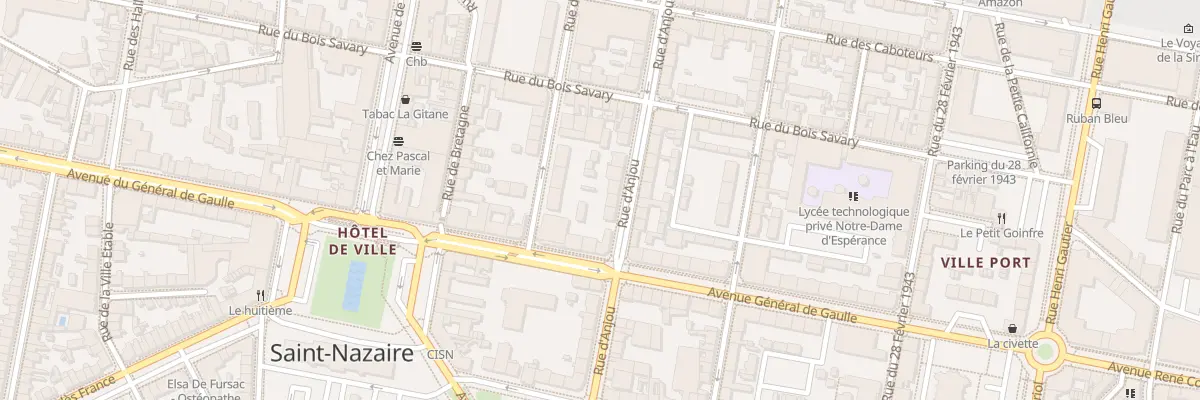 Plan du 19 Rue d’Anjou à Saint-Nazaire