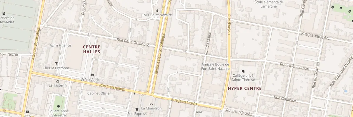 Plan du 15 Rue René Guillouzo à Saint-Nazaire