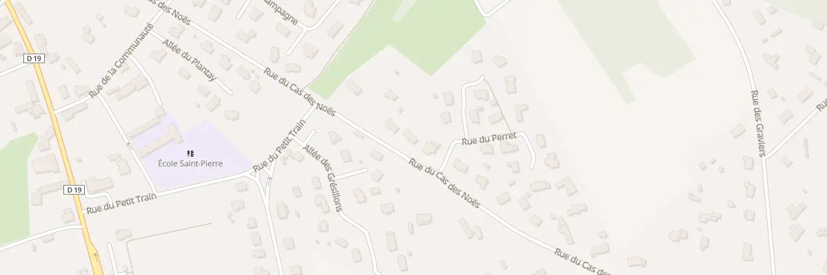 Plan du 15 Rue du Cas des Noës à Plélan-le-Petit