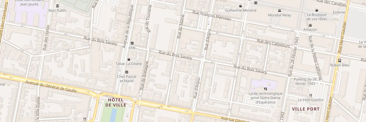 Plan du 39 Rue du Bois Savary à Saint-Nazaire