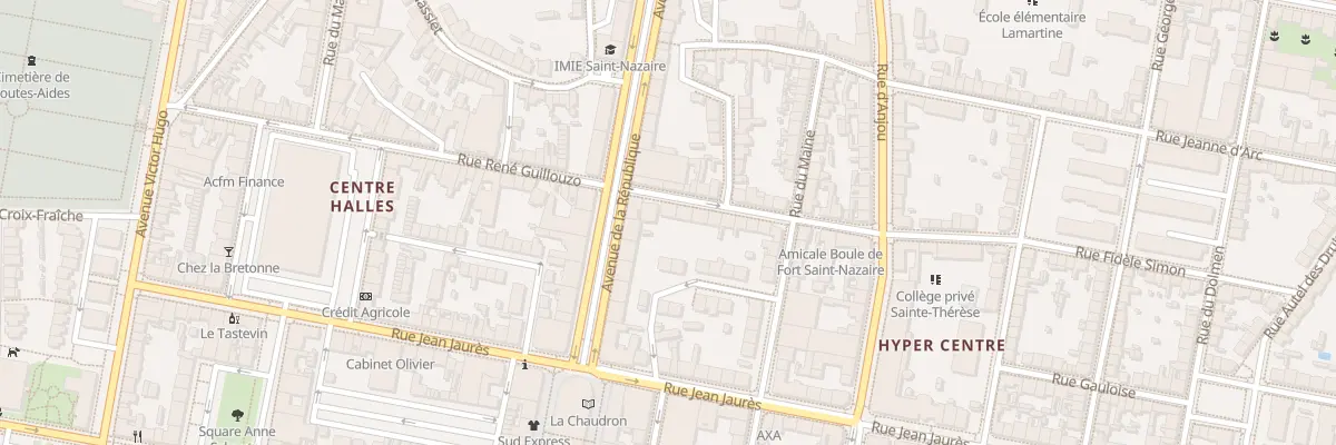 Plan du 17 Rue René Guillouzo à Saint-Nazaire