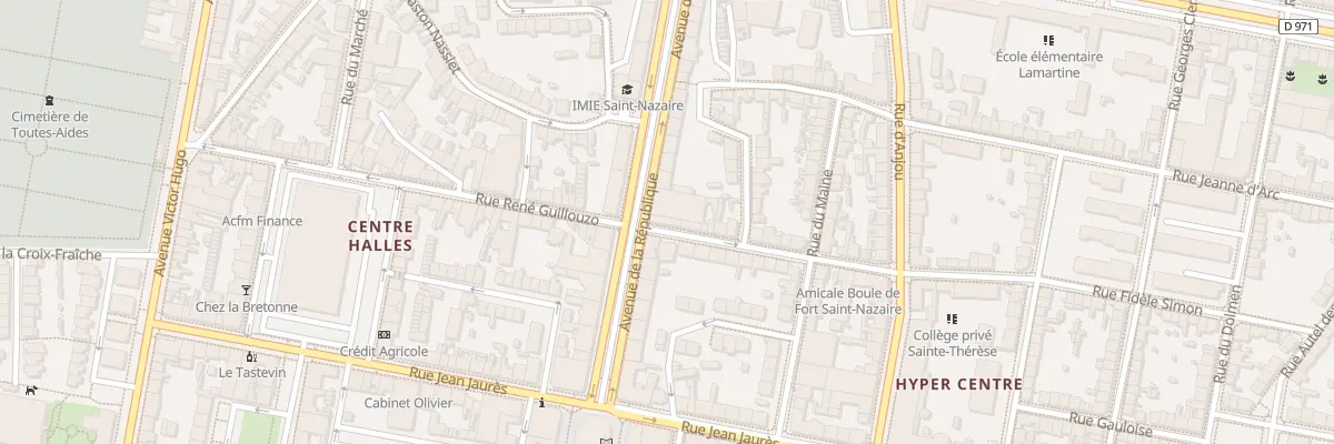 Plan du 18 Rue René Guillouzo à Saint-Nazaire