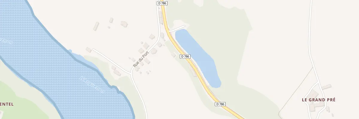 Plan du 14 Rue du Port à Créhen