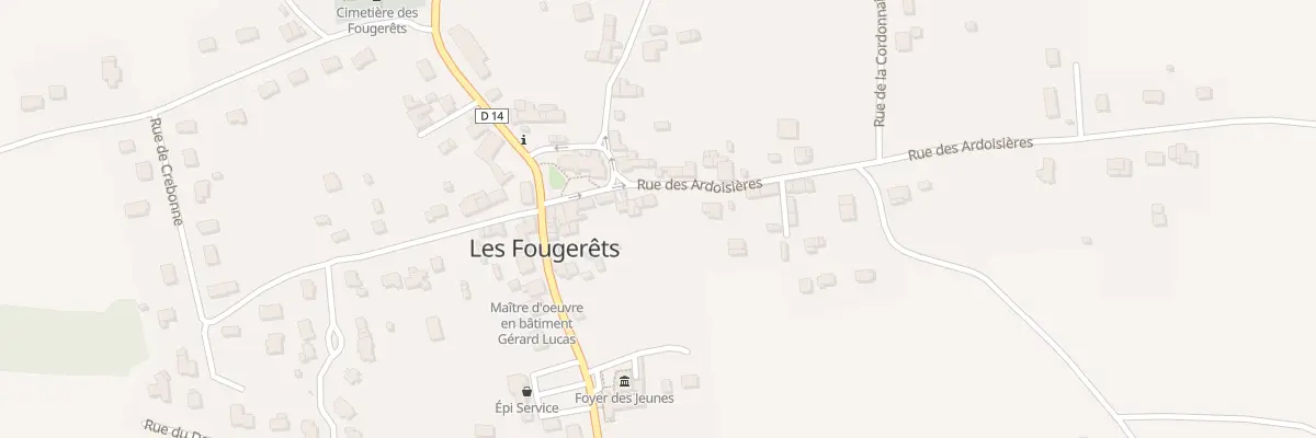 Plan du 4 Rue des Ardoisières aux Fougerêts