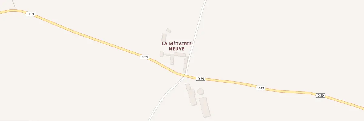 Plan du 1 La Métairie Neuve à Trédias