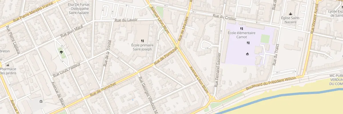Plan du 1 Rue de Pornichet à Saint-Nazaire