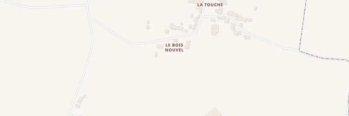 Plan du 5020 La Touche à Nivillac