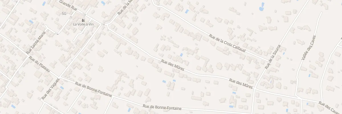 Plan du 19 Rue des Mures à Préfailles