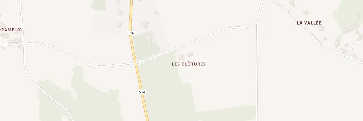Plan du 5769 La Cloture à Peillac