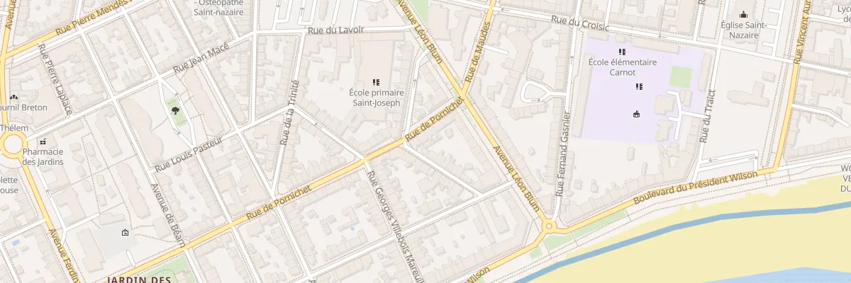 Plan du 7 Rue de Pornichet à Saint-Nazaire