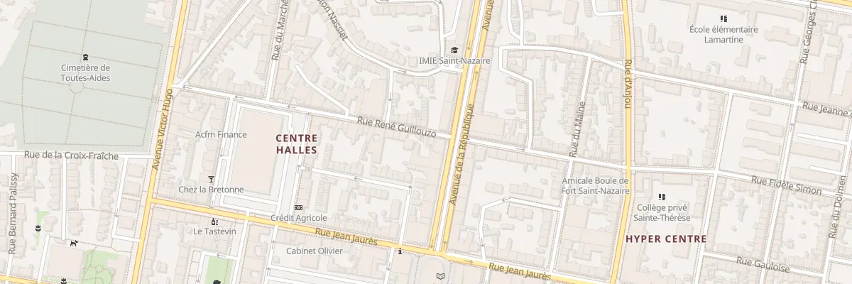 Plan du 23 Rue René Guillouzo à Saint-Nazaire