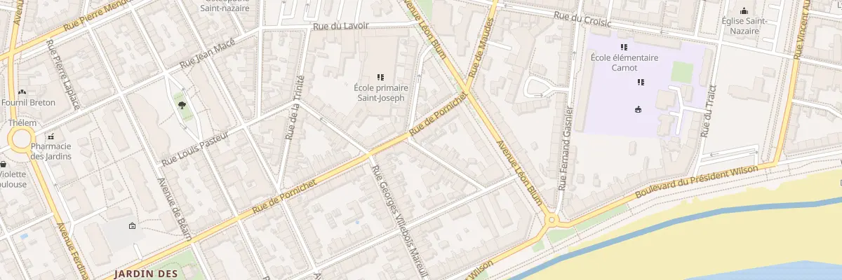 Plan du 9 Rue de Pornichet à Saint-Nazaire