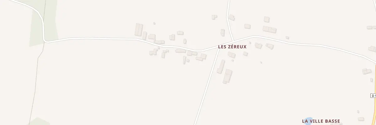 Plan du 15 Les Zereux aux Fougerêts