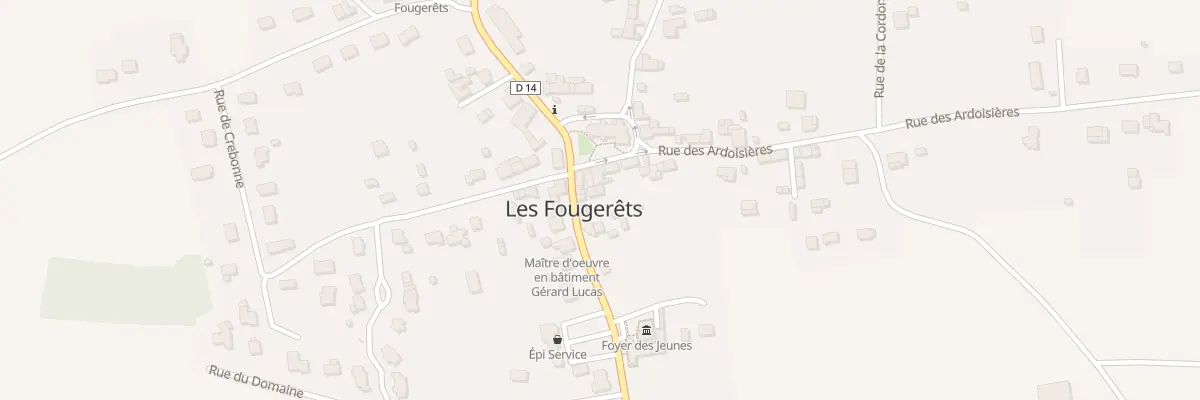 Plan du 5114 Le Bourg aux Fougerêts