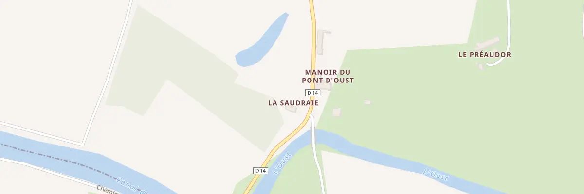 Plan du 5461 Le Saudrais aux Fougerêts