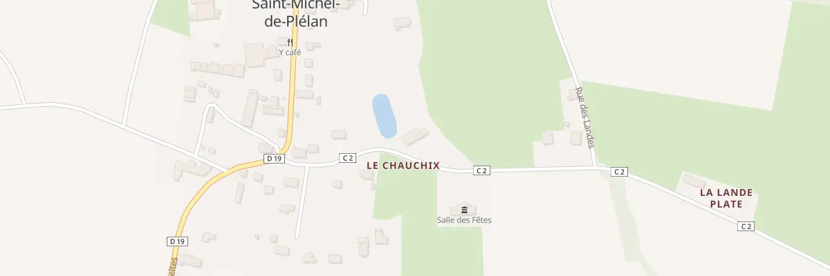 Plan du 9 Rue de la Cle des Champs à Saint-Michel-de-Plélan