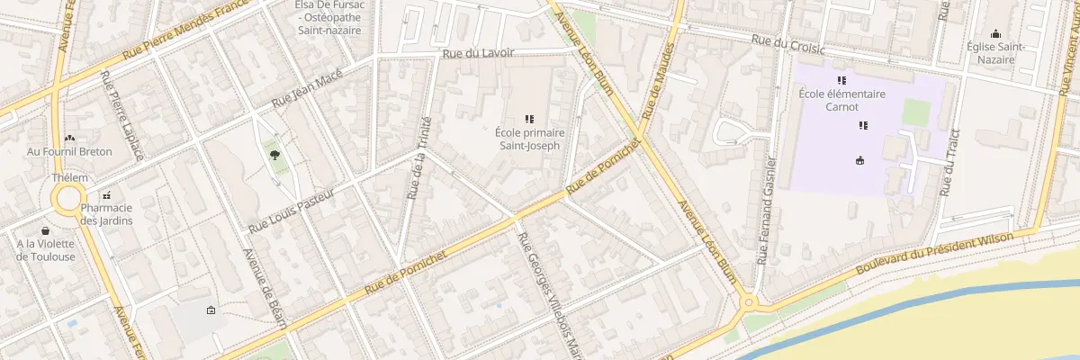Plan du 10 Rue de Pornichet à Saint-Nazaire