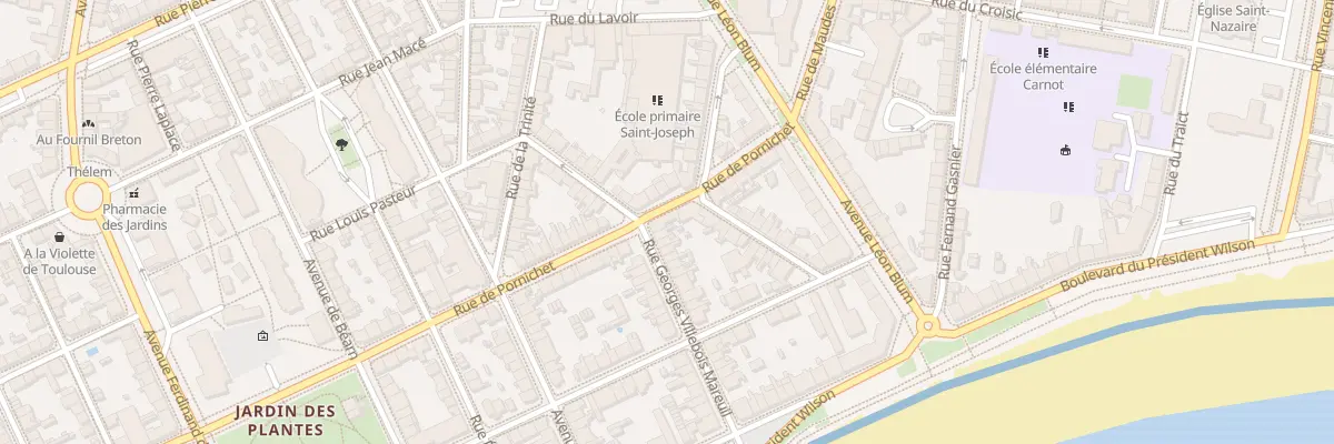 Plan du 13 Rue de Pornichet à Saint-Nazaire