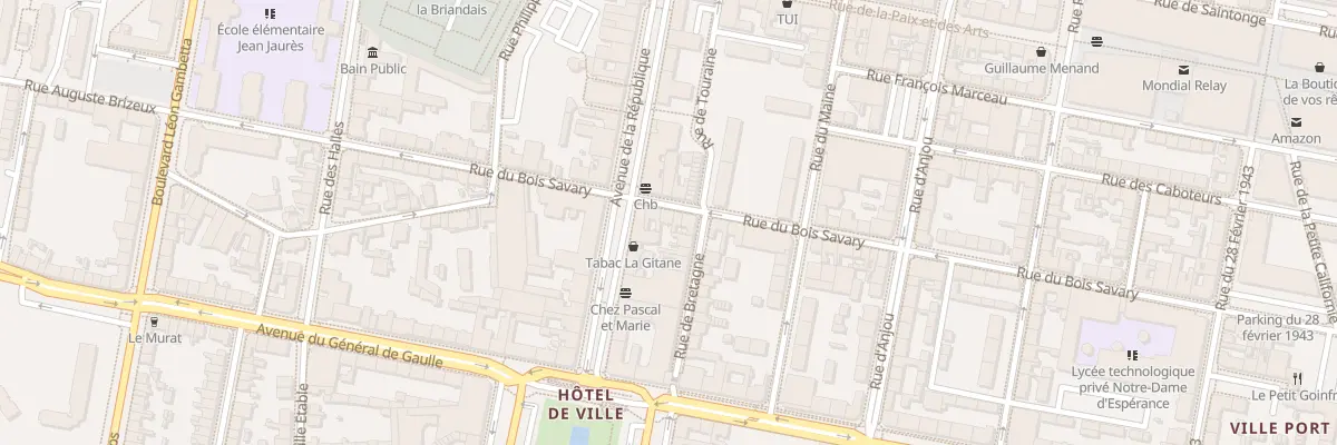 Plan du 51 Rue du Bois Savary à Saint-Nazaire