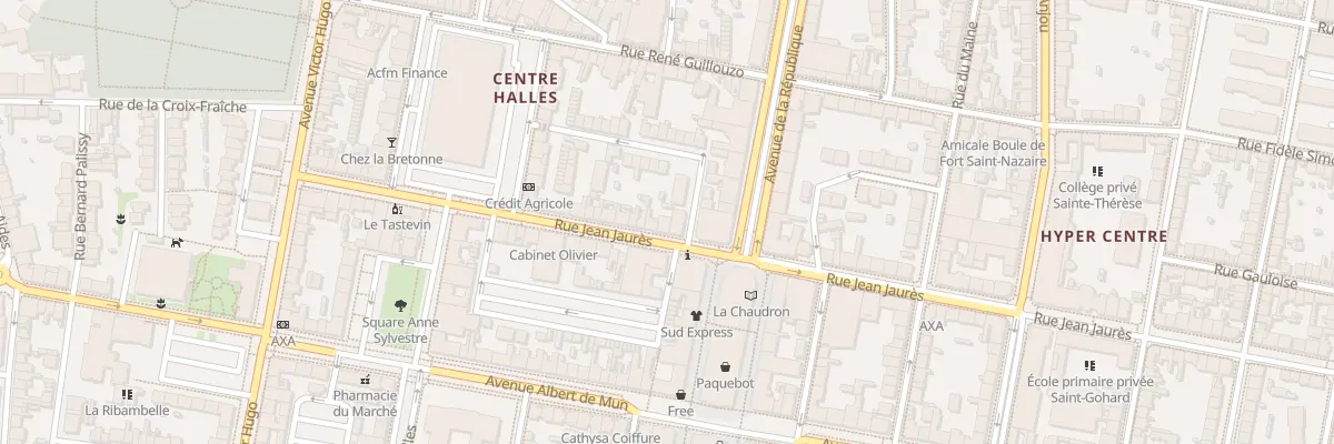 Plan du 64 Rue Jean Jaurès à Saint-Nazaire