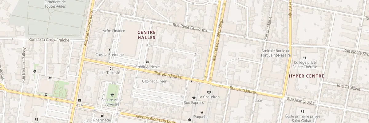 Plan du 5 Pas de Cran à Saint-Nazaire