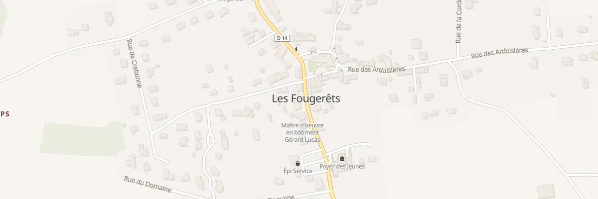 Plan du 5511 Le Bourg à Peillac