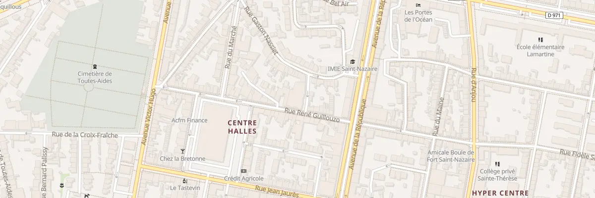 Plan du 34 Rue René Guillouzo à Saint-Nazaire