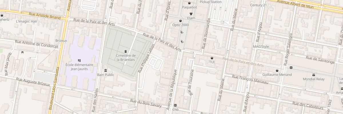 Plan du 33 Av de la République à Saint-Nazaire