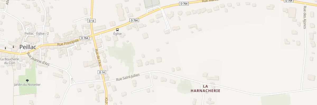 Plan du 7 Rue Saint Julien à Peillac