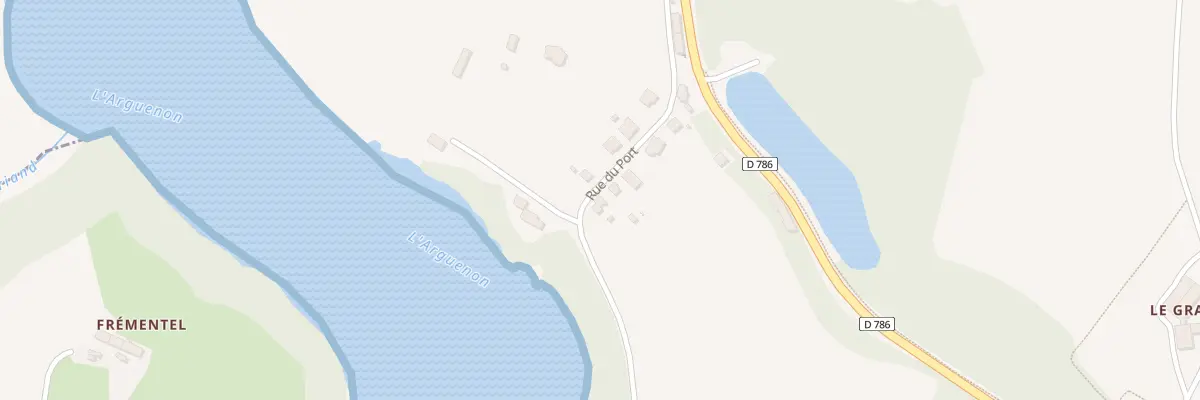 Plan du 2 Rue du Port à Créhen
