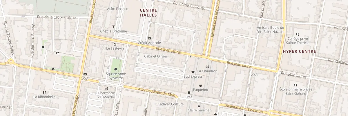 Plan du 61 Rue Jean Jaurès à Saint-Nazaire