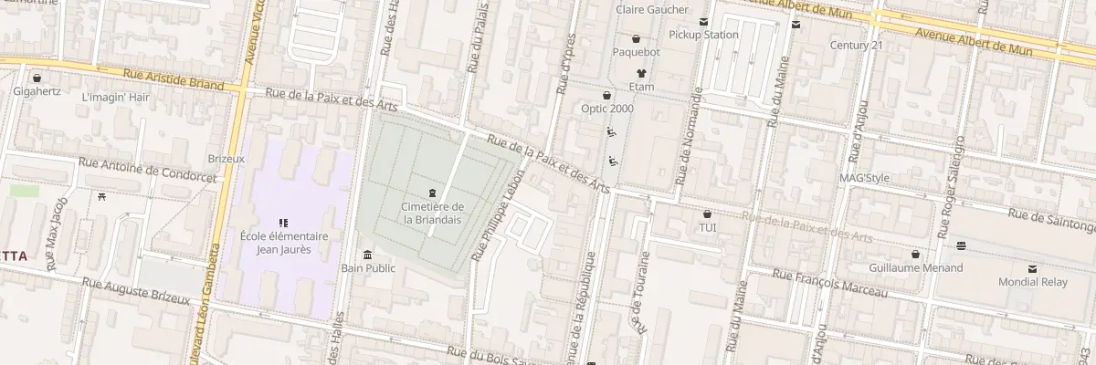 Plan du 43 Rue de la Paix et des Arts à Saint-Nazaire