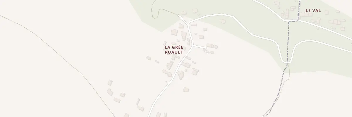 Plan du 4331 La Gree Ruault à Nivillac