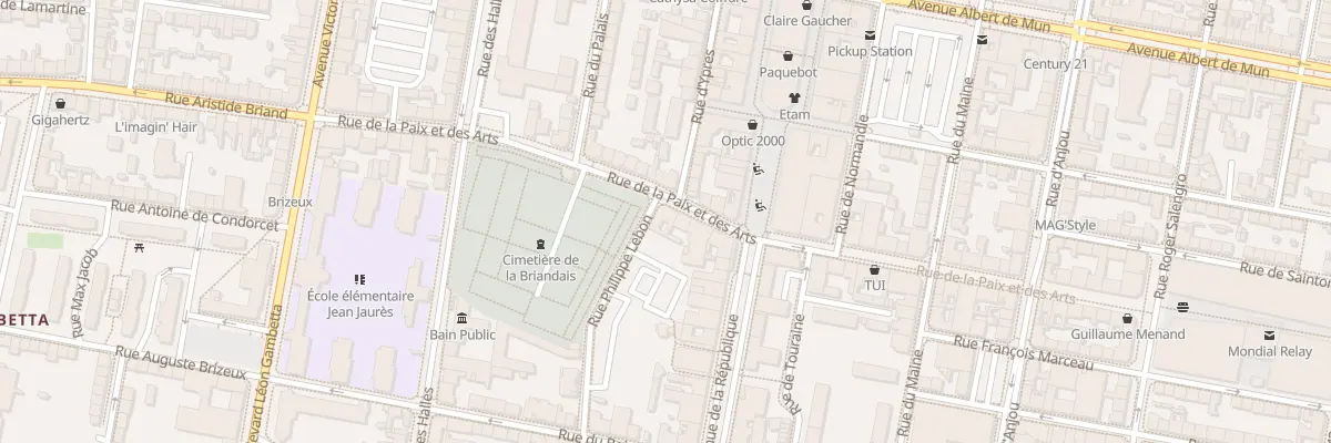 Plan du 45 Rue de la Paix et des Arts à Saint-Nazaire